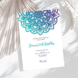 Yoga-Geburtstagsparty Einladung