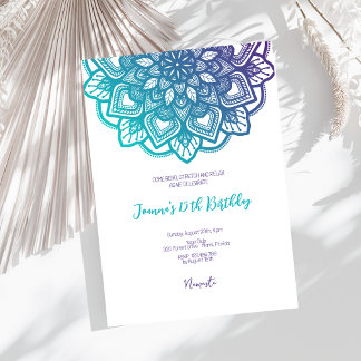 Yoga-Geburtstagsparty Einladung