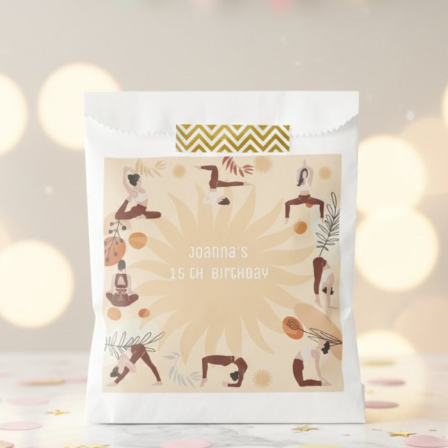 Yoga-Geburtstagsparty Geschenktütchen (Von Creator hochgeladen)