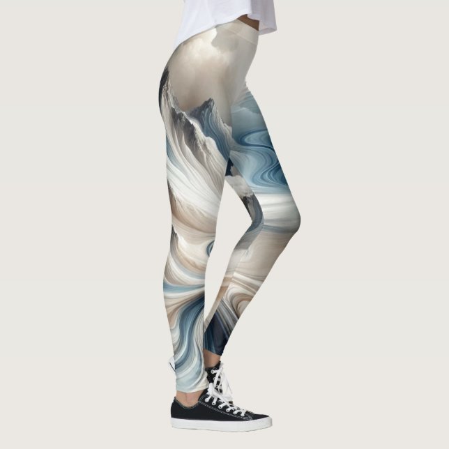 Yoga, gefroren leggings (Rechts)