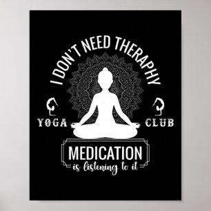 Yoga-Geschenk für Lehrer Instruktor Meditation Cl Poster