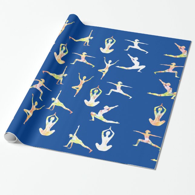 Yoga-Geschenk Geschenkpapier (Ungerollt)
