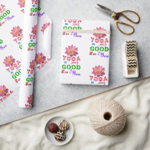 Yoga-Geschenk ist einfach gut für dich Geschenkpapier