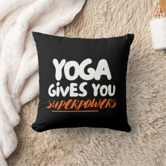 Yoga gibt dir super Power Kissen