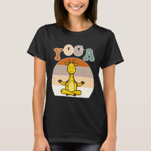 Yoga Giraffe für Yoga und Giraffe T-Shirt