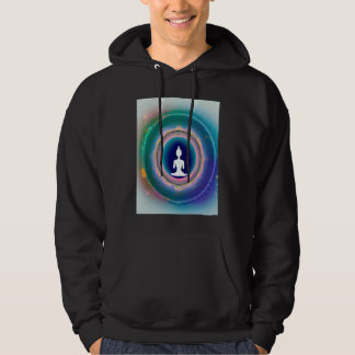 Yoga Girl Female Sun Salutation Meditation Chakra  Hoodie