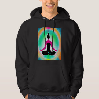 Yoga Girl Female Sun Salutation Meditation Chakra  Hoodie