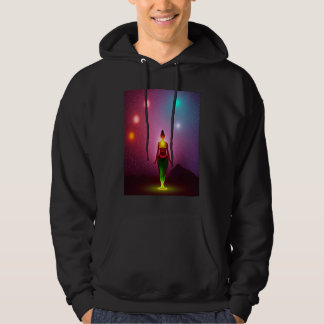 Yoga Girl Female Sun Salutation Meditation Chakra  Hoodie