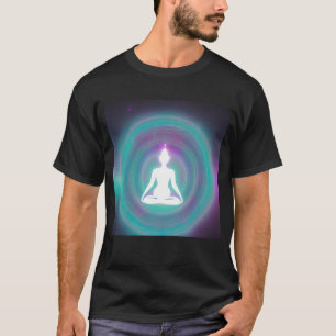 Yoga Girl Female Sun Salutation Meditation Chakra T-Shirt