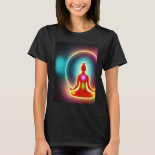 Yoga Girl Female Sun Salutation Meditation Chakra T-Shirt