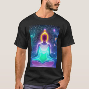 Yoga Girl Female Sun Salutation Meditation Chakra T-Shirt