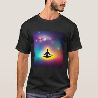 Yoga Girl Female Sun Salutation Meditation Chakra T-Shirt