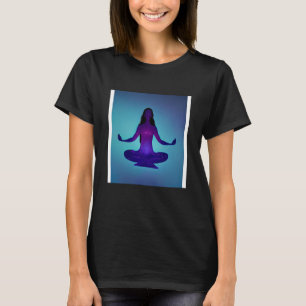 Yoga Girl Female Sun Salutation Meditation Chakra T-Shirt