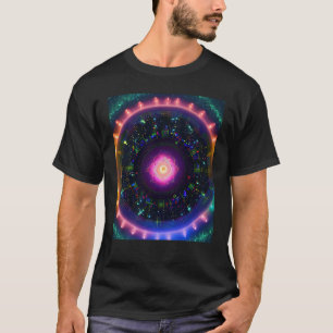 Yoga Girl Female Sun Salutation Meditation Chakra T-Shirt