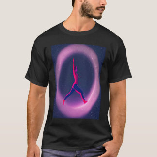 Yoga Girl Female Sun Salutation Meditation Chakra  T-Shirt