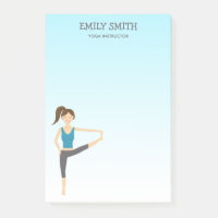 Yoga Girl in der Hand zum Pose Yoga Instructor
