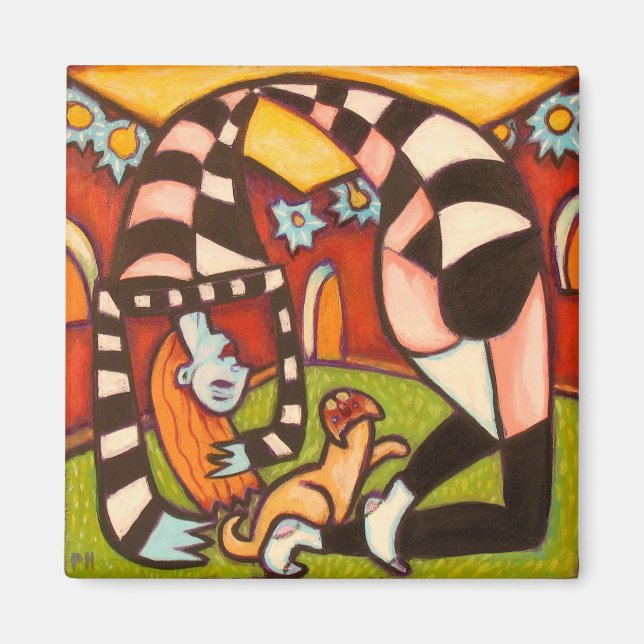 Yoga Girl Magnet (Vorne)