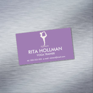 Yoga Girl Magnetische Visitenkarte