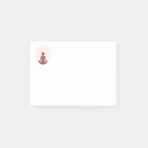 Yoga Girl Post-it Klebezettel