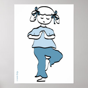 Yoga Girl Poster