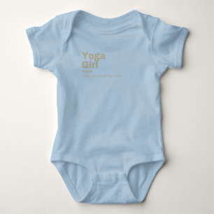 Yoga Girl - Yoga Baby Strampler