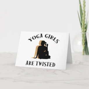 Yoga GIrls Are Twisted  Gift Karte