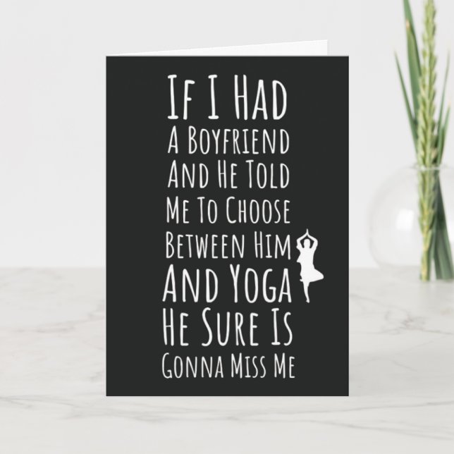 Yoga Girls Cards für ihren Namen Karte (Vorderseite)