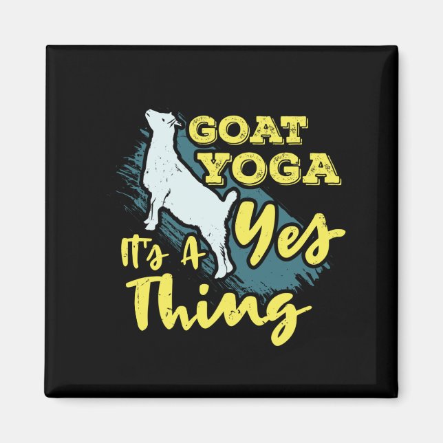 Yoga Goat Goatyoga Magnet (Vorne)