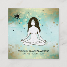 *~* Yoga Goddess Celestial Moon Magic Boho Aquamar