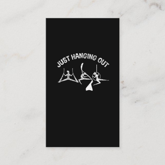 Yoga Gymnastik-Tanz Aerialist Girl Visitenkarte (Vorderseite)