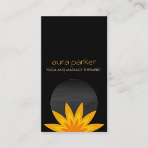 Yoga Healing Health Lotus Blume Yoga Visitenkarte