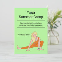 Yoga Health Custom Class Camp Retreat