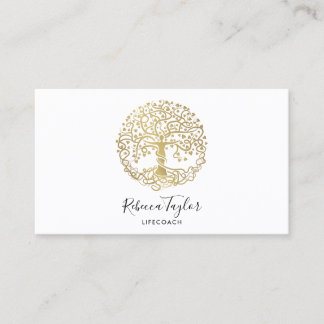 Yoga-Heiler Busi, Lebensbaum des Lebenstherapeuten Visitenkarte