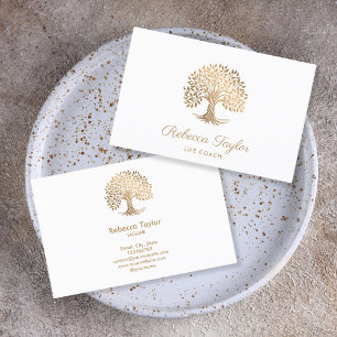 Yoga-Heiler Busi, Lebensbaum des Lebenstherapeuten Visitenkarte