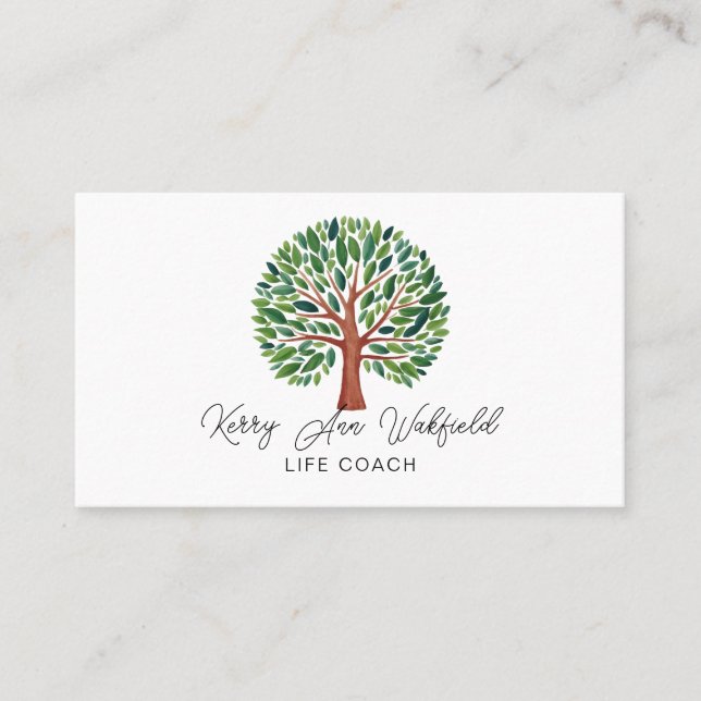 Yoga-Heiler-Kutscher Visitenkarte (Vorderseite)