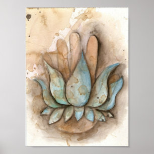 Yoga-Heilhandposter Poster