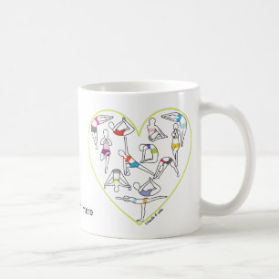 Yoga-Herz-Tasse Kaffeetasse