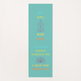 Yoga Ho'OPONOPONO-Teppich Yogamatte