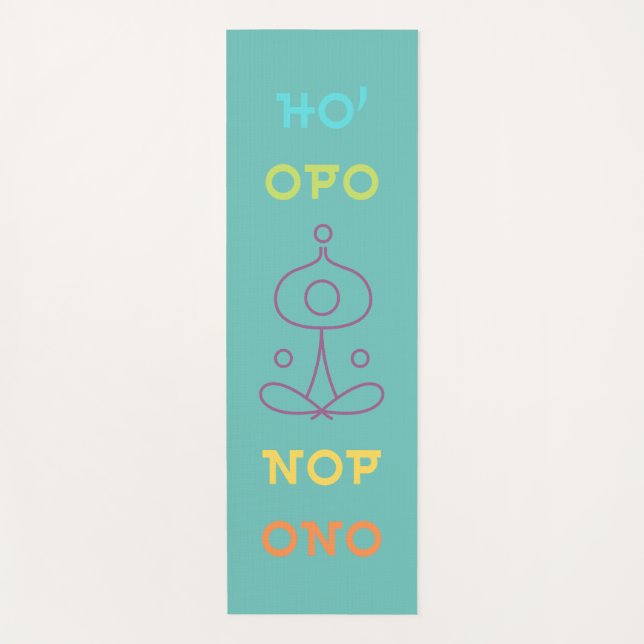 Yoga Ho'OPONOPONO-Teppich Yogamatte (Vorderseite)