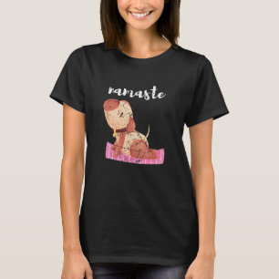 Yoga-Hund-Haltung Spirituelles Workout Namaste T-Shirt