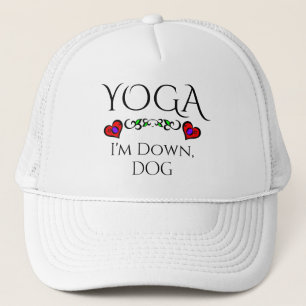 Yoga ich bin unten, Hund Trucker Hat Truckerkappe