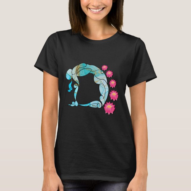 Yoga in Pose ~ Ustrasana T-Shirt (Vorderseite)