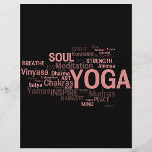 YOGA Individuelles Flugblatt Flyer