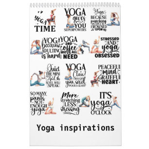 Yoga-Inspirationen Kalender
