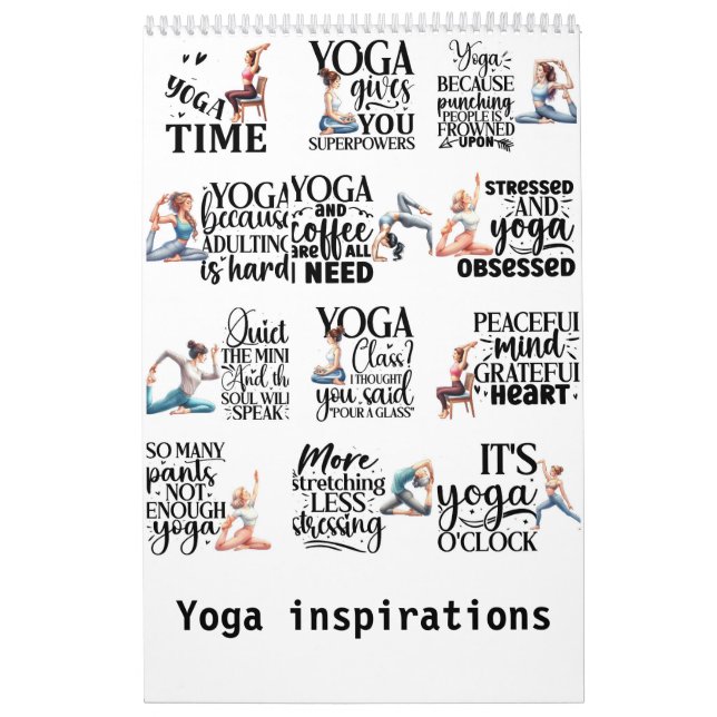 Yoga-Inspirationen Kalender (Titelbild)