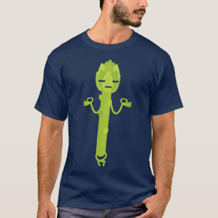 Yoga Instructor Asparagus Lover Veganes Gemüse Ve T-Shirt