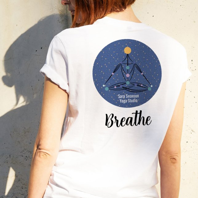 Yoga Instructor Blue T - Shirt (Von Creator hochgeladen)