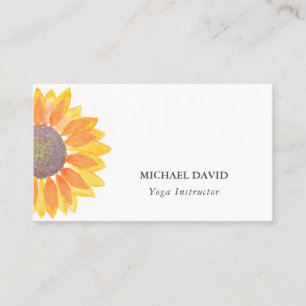 Yoga Instructor Business Card Visitenkarte