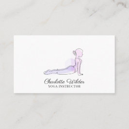 Yoga Instructor Business Card Visitenkarte