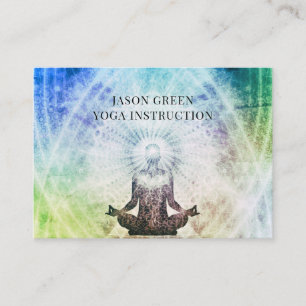 Yoga Instructor Business Card Visitenkarte